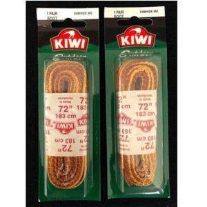 KIWI Outdoor 72" Boot Laces 2-Pair Rawhide 460 NEW